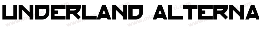 Underland Alternativ字体转换